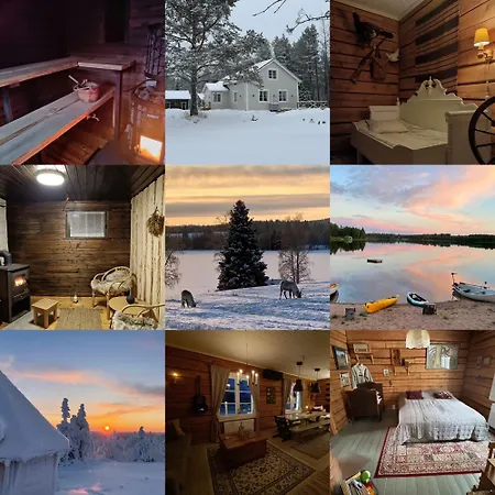 Chalet Saaren Keidas, Maaseudulla - Rukalle Alle 30min - An Island Oasis In The Countryside