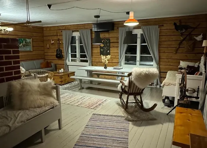 Шале Saaren Keidas, Maaseudulla - Rukalle Alle 30min - An Island Oasis In The Countryside