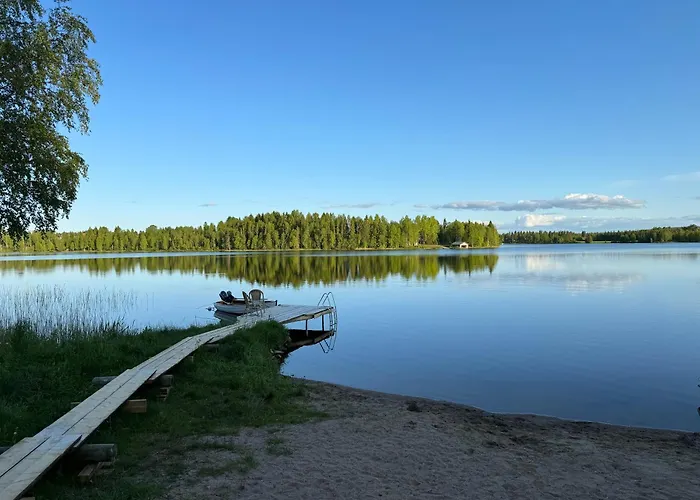 Шале Saaren Keidas, Maaseudulla - Rukalle Alle 30min - An Island Oasis In The Countryside Куусамо